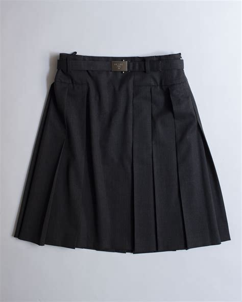 prada skirt vintage|prada pleated skirt.